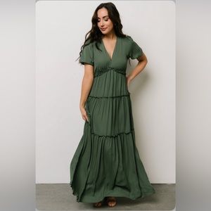 Baltic Born Santorini Maxi Dress dusty green XL
